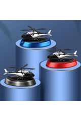 - Solar Powered Helicopter Car Fragrance Diffuser Black